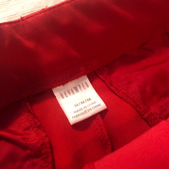 Red culotte trouser - Picture 3 of 4